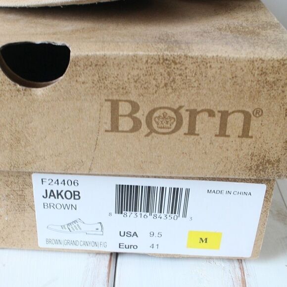 WORN ONCE BORN JAKOB CUT OUT LACE UP SHOES  SZ 9.5 - Picture 8 of 8